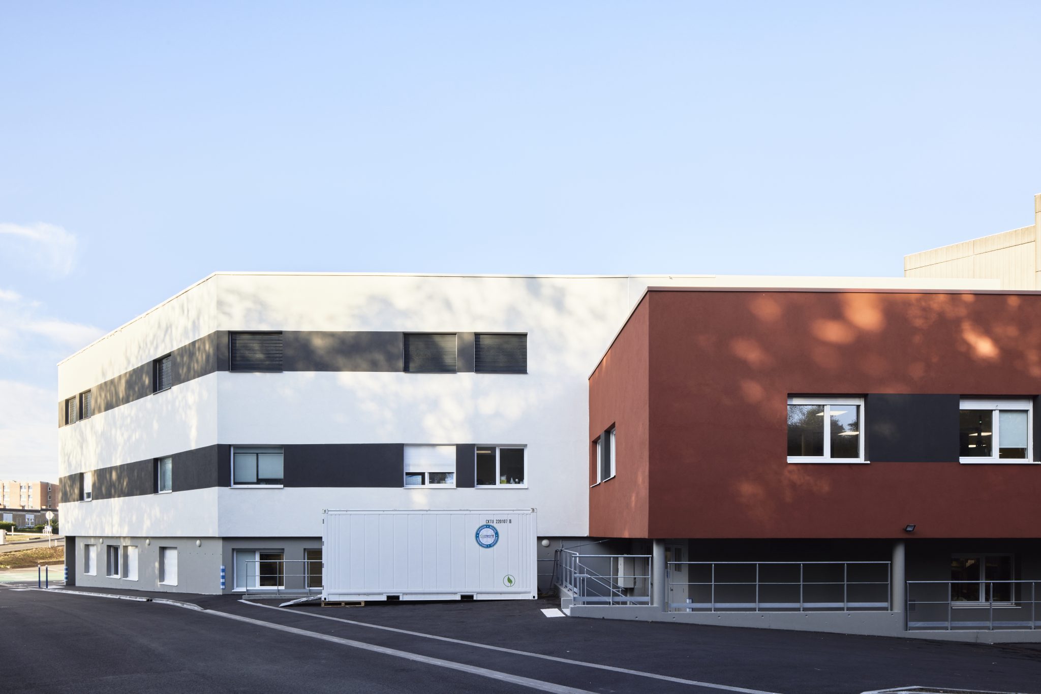 hôpital de Tourcoing, extension et restructuration de l'aile B et C, vue du laboratoire