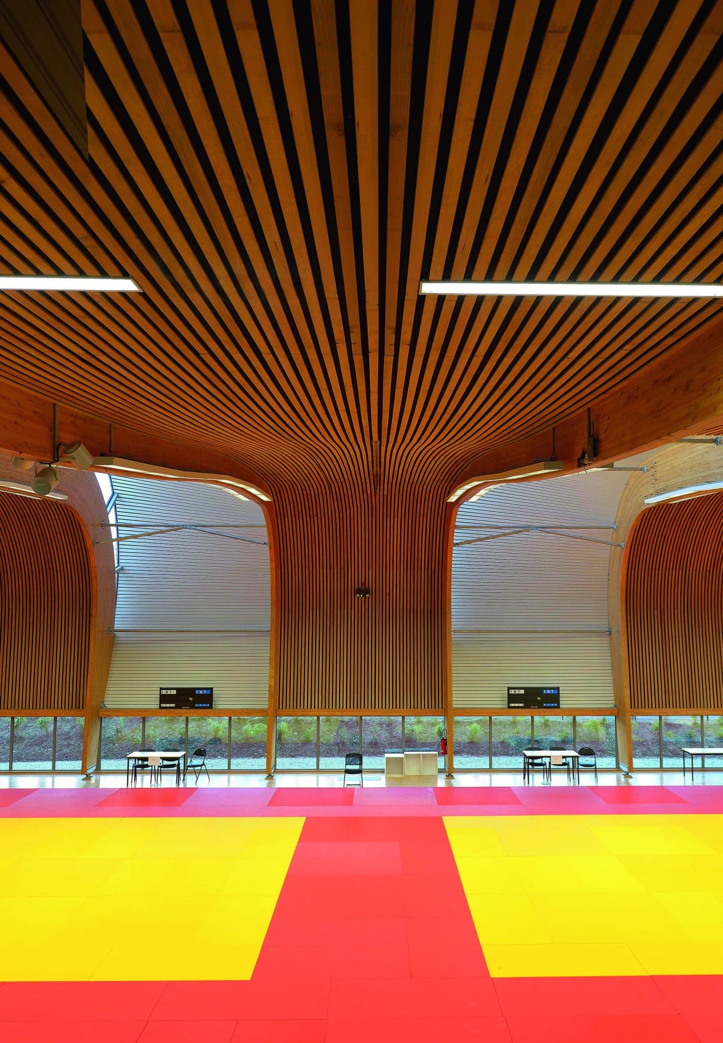 Dojo à Tergnier, vue du dojo