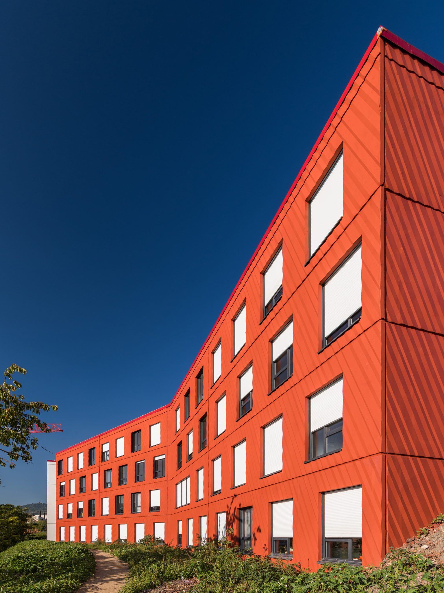 Résidence étudiante Pasteur à Aubière, vue façade
