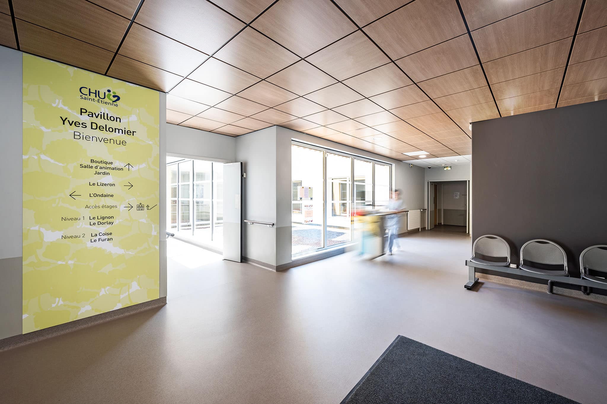 USLD à Saint-Etienne, vue sur le hall