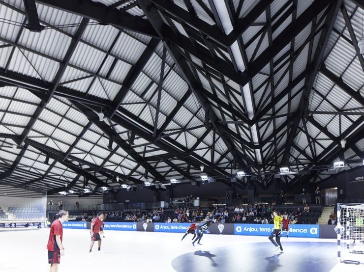 Salle du Haras à Angers, Match de Handball
