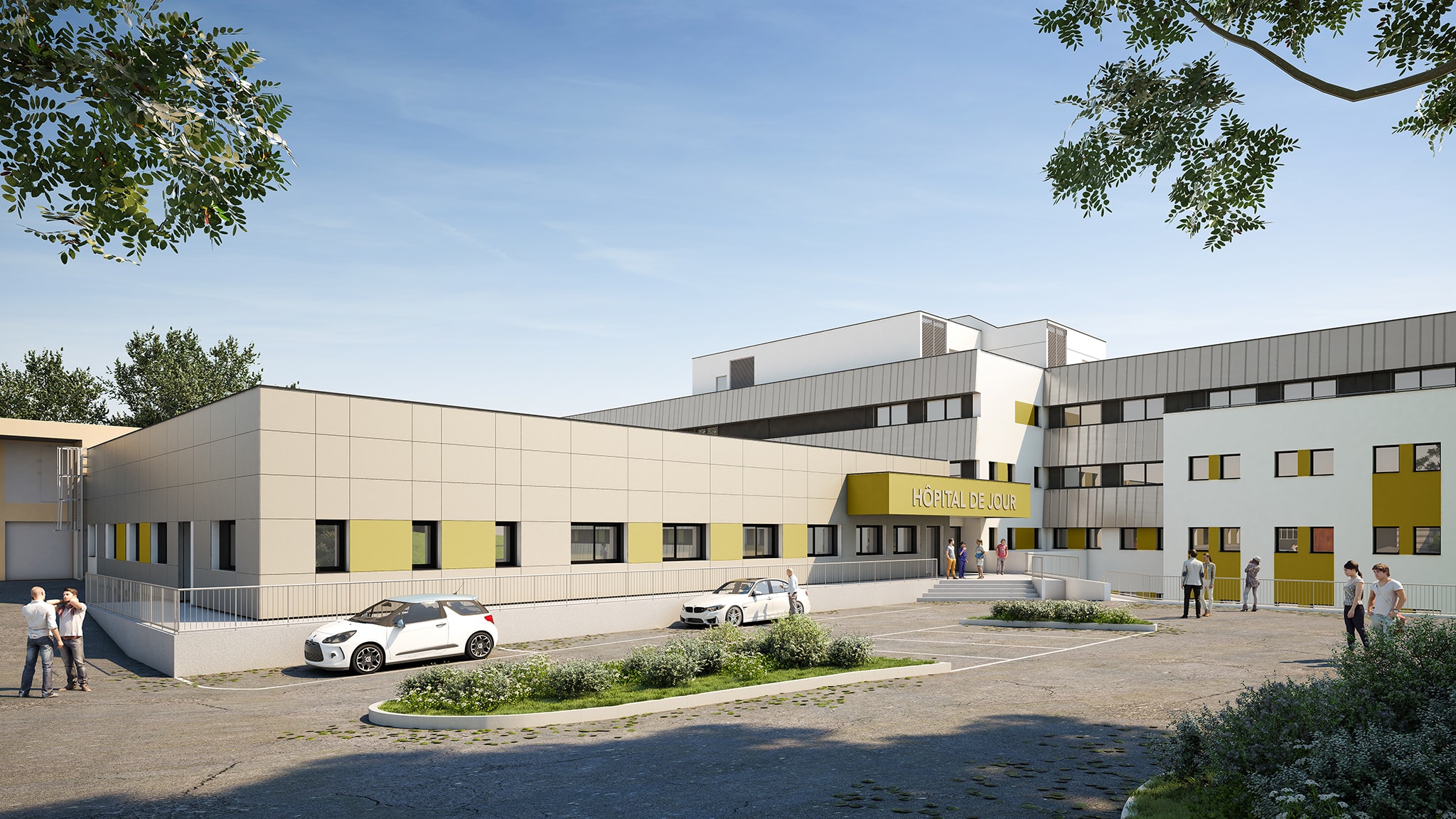 Centre Hospitalier de Thiers - Entrée