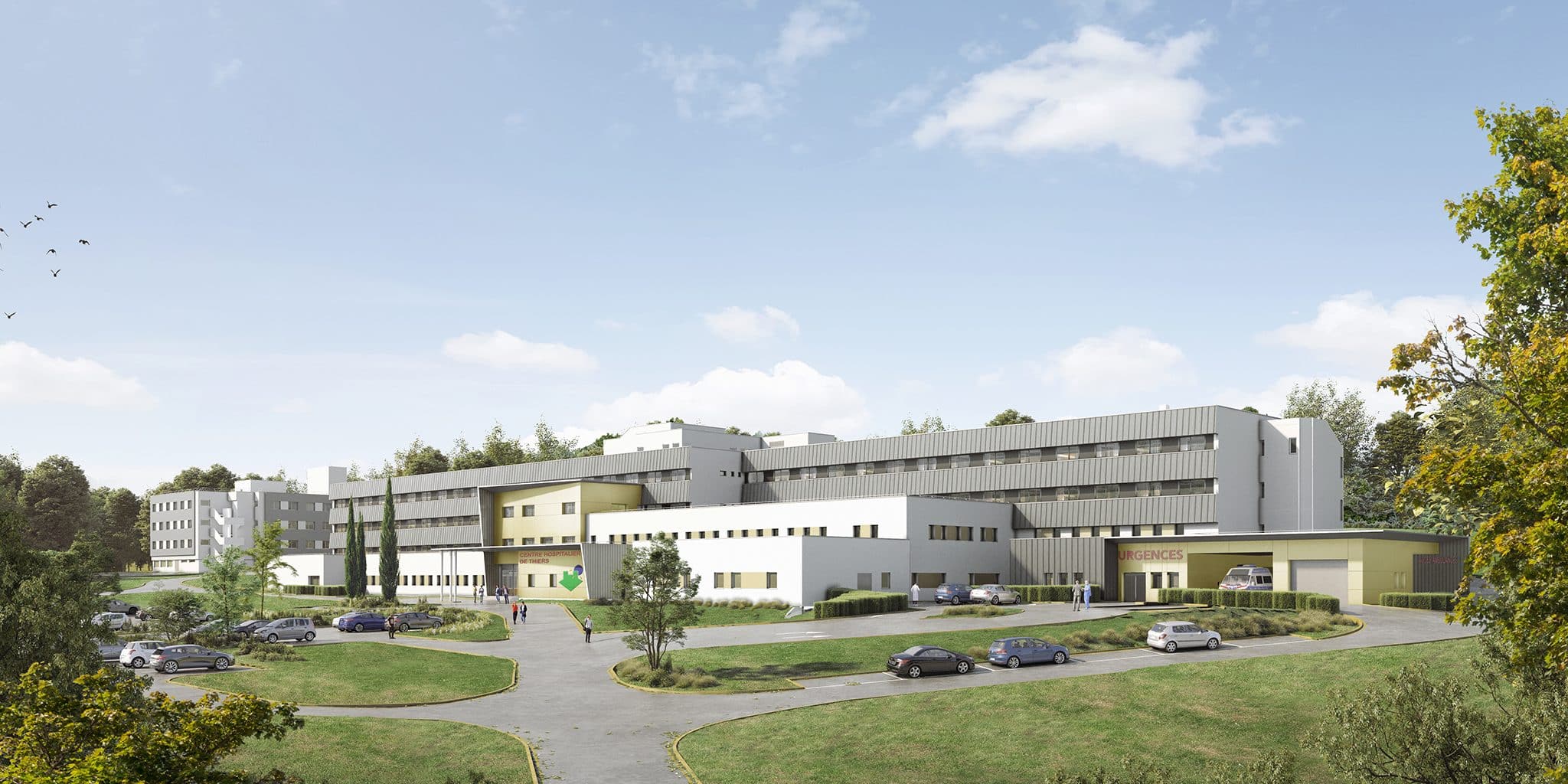 Centre Hospitalier de Thiers - Façade