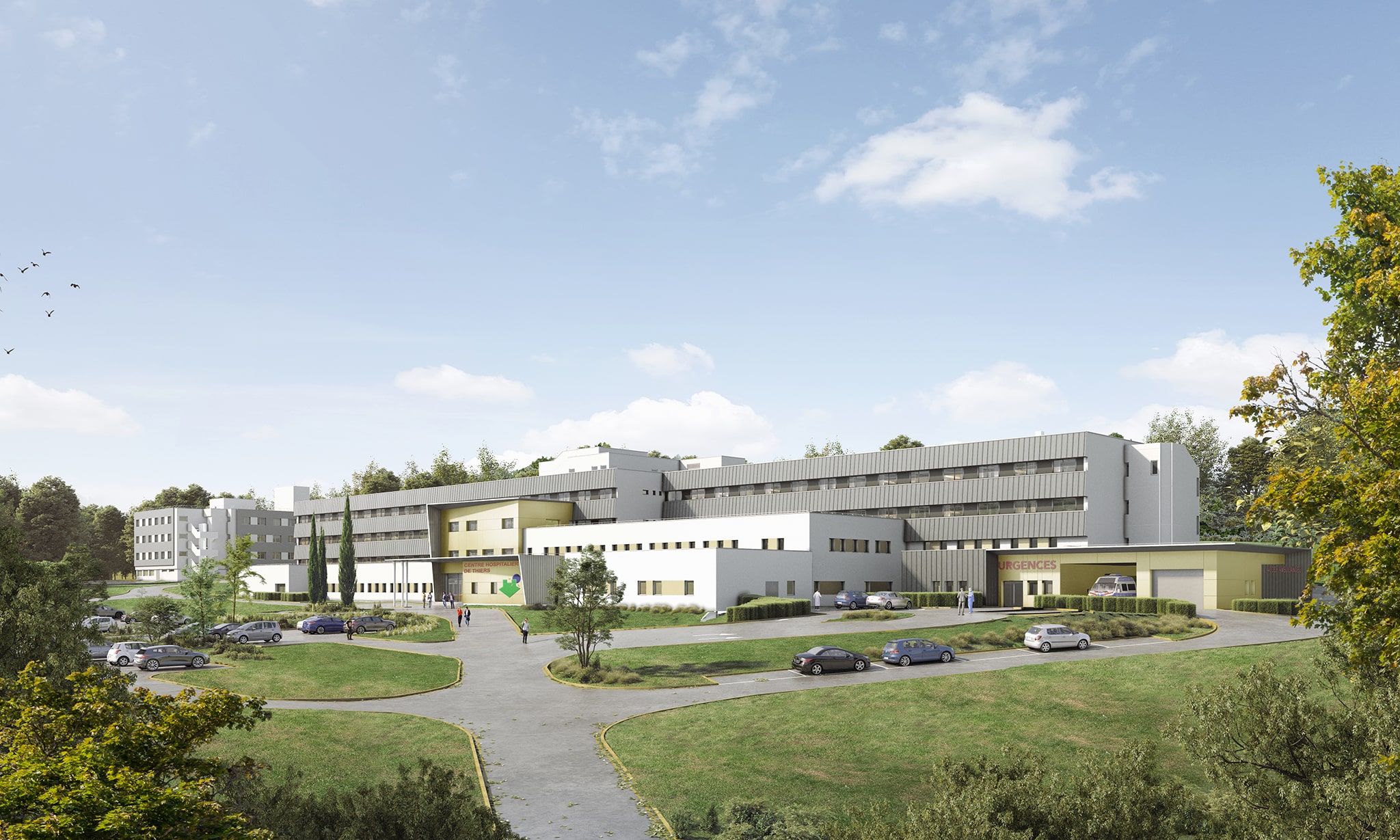 Centre Hospitalier de Thiers - Façade