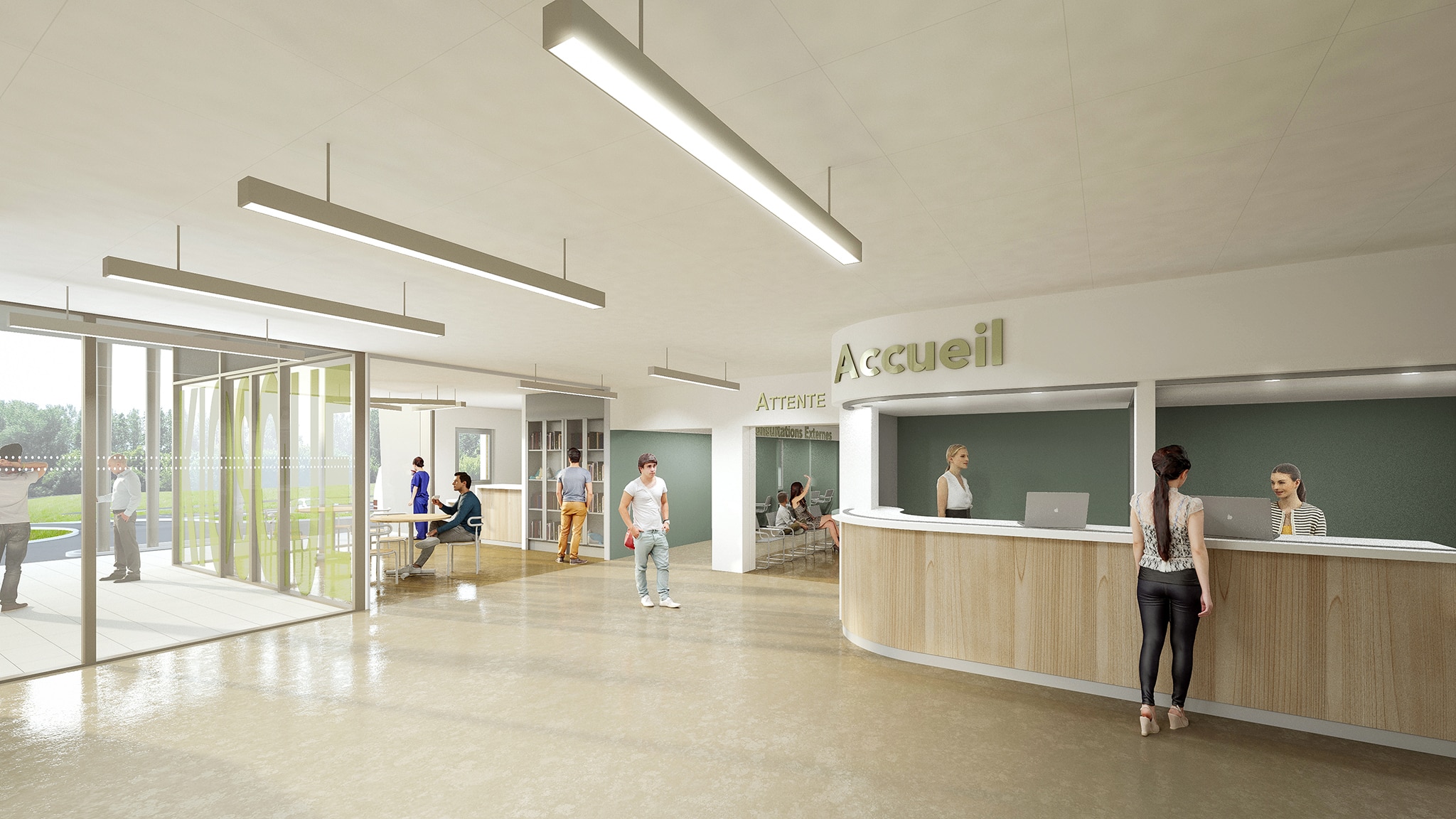 Centre Hospitalier de Thiers - Hall