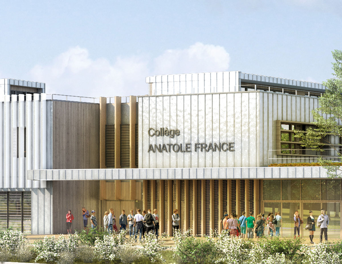 Collège Claude Lorius à Bethoncourt, Montbeliard Nord
