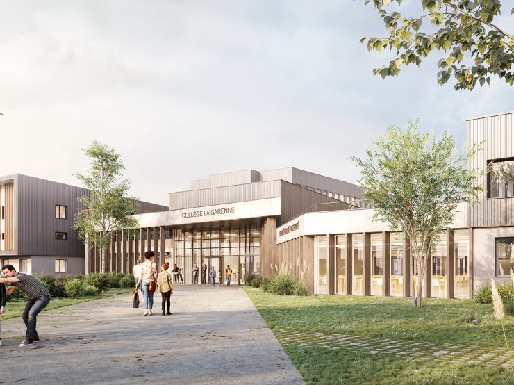 Collège La Garenne à Voiron - CRR Écritures Architecturales