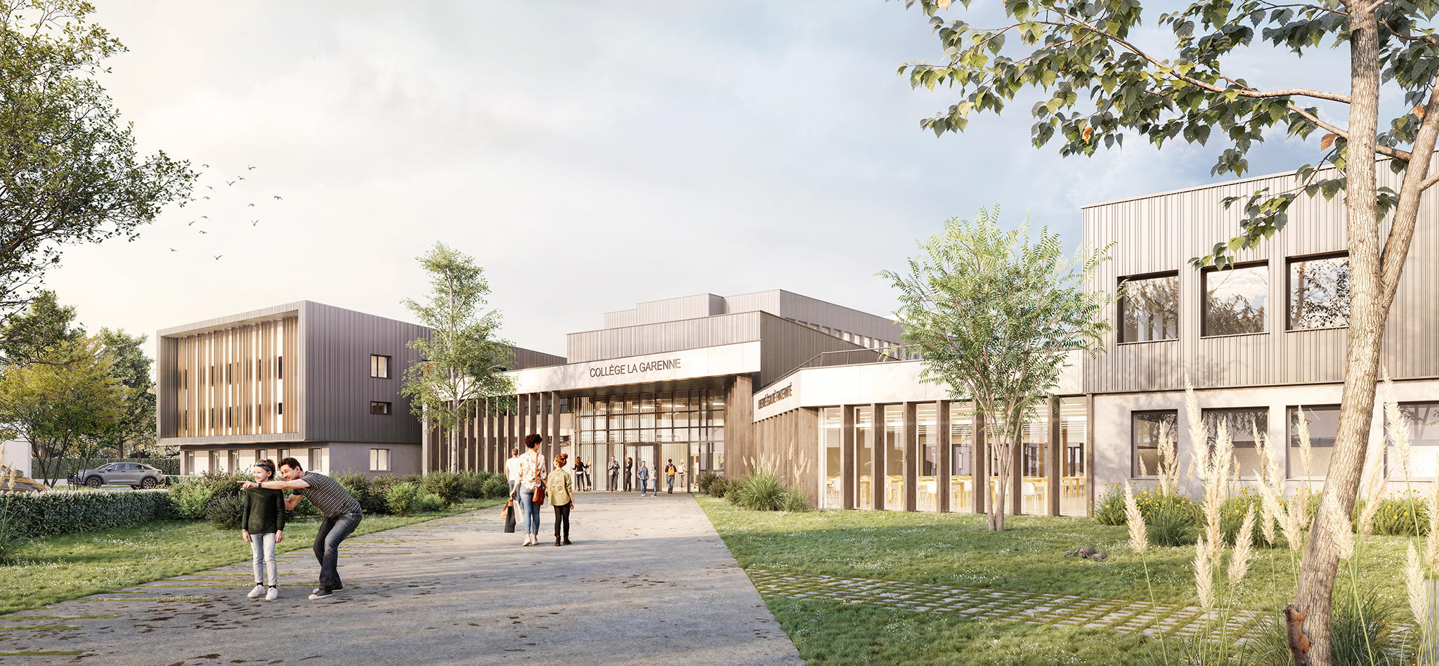 Collège La Garenne à Voiron - CRR Écritures Architecturales